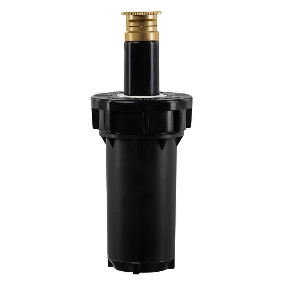 Orbit 2 in. Professional Series Pressure Regulated Pop Up Spray Head Sprinkler with Brass Half Pattern Twin Spray Nozzle 1 Orbit 2 in. Professional Series Pressure Regulated Pop Up Spray Head Sprinkler with Brass Half Pattern Twin Spray Nozzle