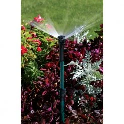 Orbit Aluminum Adjustable Height Pressure Regulated Pop-Up Shrub Riser Sprinkler 16 in. - 30 in. with 15 ft. Adjustable Nozzle -Spring Hill Nurseries Shop greens orbit fixed head sprinklers 37335 77 1000