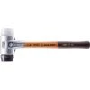 Halder Simplex 40 12 oz. Mallet, Aluminum Housing with Black Rubber, Superplastic Inserts