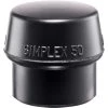 Halder Simplex 100 Replacement Face Insert, Black Rubber