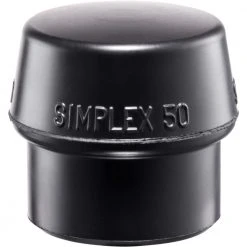Halder Simplex 100 Replacement Face Insert, Black Rubber