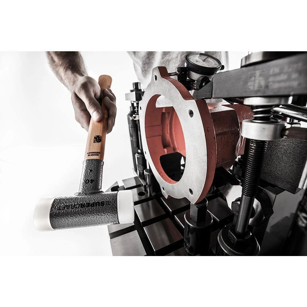 Halder Supercraft 20 Dead Blow 0.54 lbs. Nylon Hammer with 11.81 in. Hickory Handle 6 Halder Supercraft 20 Dead Blow 0.54 lbs. Nylon Hammer with 11.81 in. Hickory Handle - Image 6