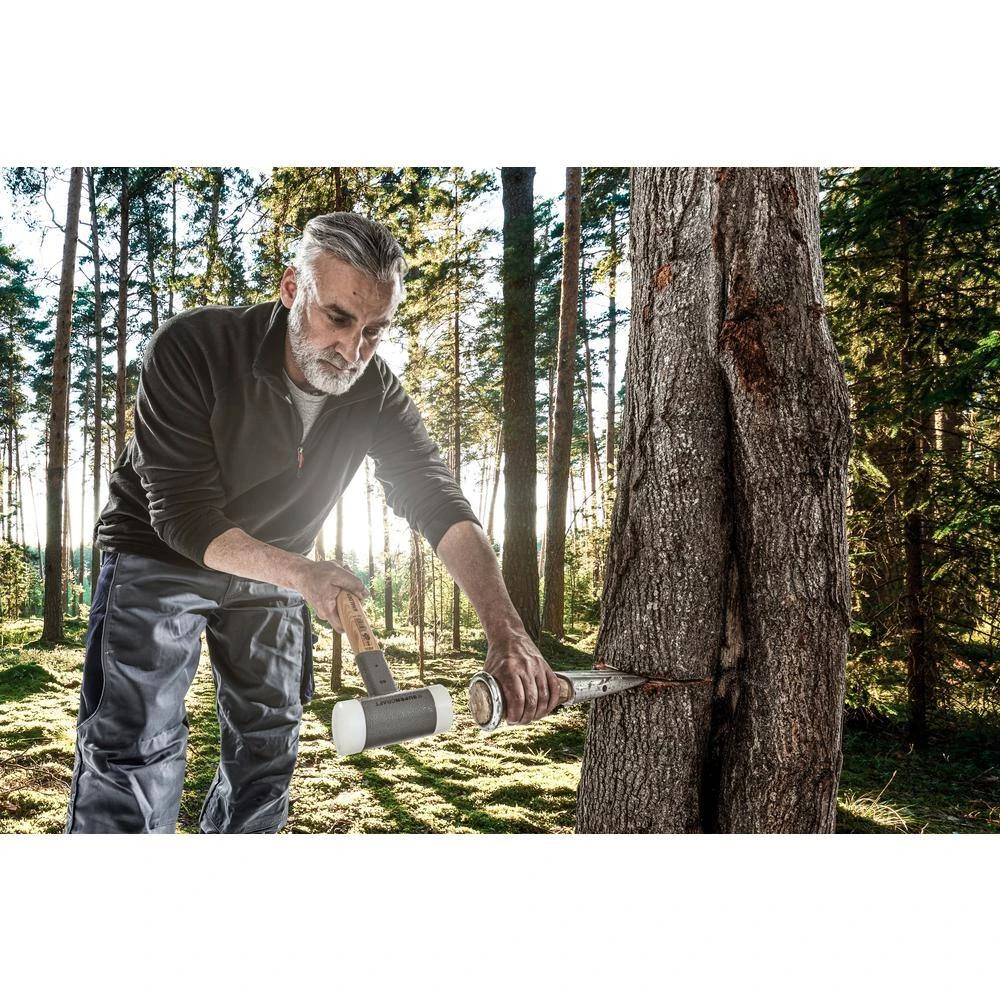 Halder Supercraft 45 Dead Blow 1.83 lbs. Nylon Hammer with 14.17 in. Hickory Handle 7 Halder Supercraft 45 Dead Blow 1.83 lbs. Nylon Hammer with 14.17 in. Hickory Handle - Image 7