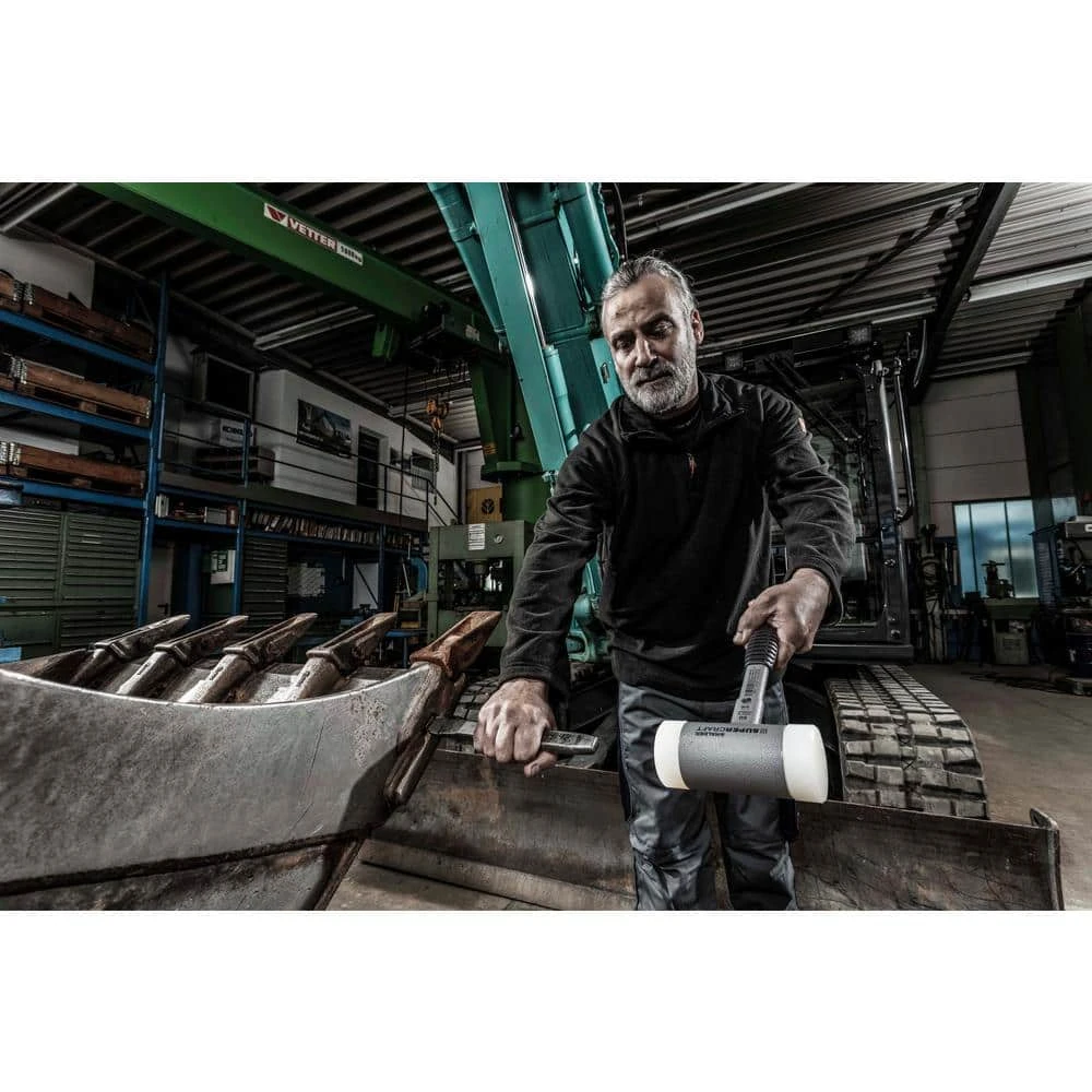 Halder Supercraft 45 Dead Blow 2.06 lbs. Nylon Hammer with 12.2 Metal Handle Rubber Grip 8 Halder Supercraft 45 Dead Blow 2.06 lbs. Nylon Hammer with 12.2 Metal Handle Rubber Grip - Image 8