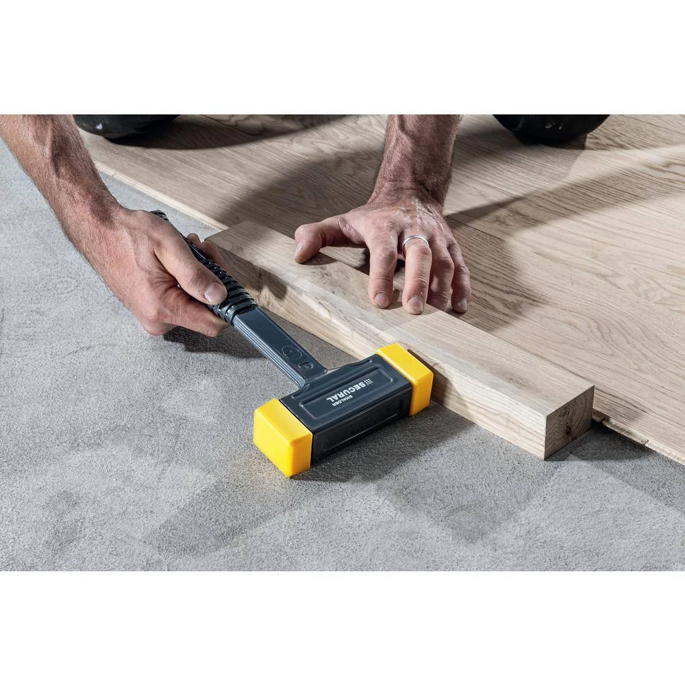 Halder Secural Dead Blow 2.2 lbs. Polyurethane Hammer with 12.2 in. Steel Handle Rubber Grip 2 Halder Secural Dead Blow 2.2 lbs. Polyurethane Hammer with 12.2 in. Steel Handle Rubber Grip - Image 2