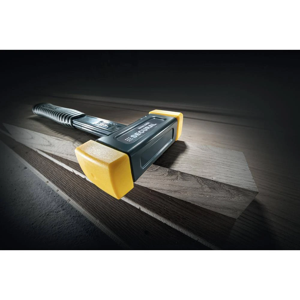 Halder Secural Dead Blow 2.2 lbs. Polyurethane Hammer with 12.2 in. Steel Handle Rubber Grip 7 Halder Secural Dead Blow 2.2 lbs. Polyurethane Hammer with 12.2 in. Steel Handle Rubber Grip - Image 7