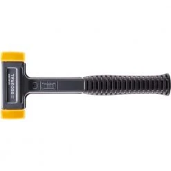 Halder Secural Dead Blow 2.2 lbs. Polyurethane Hammer with 12.2 in. Steel Handle Rubber Grip