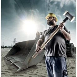 Halder Supercraft Dead Blow 20.5 lbs. Nylon Sledgehammer with 39.37 in. Hickory Handle -Spring Hill Nurseries Shop halder sledge hammers 3366 110 1f 1000