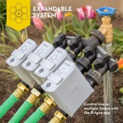 Orbit B-Hyve Smart Hose Faucet Irrigation Controller/Wi-Fi Hub -Spring Hill Nurseries Shop whites orbit irrigation controllers 21830 76 1000